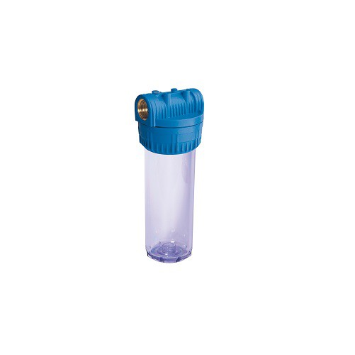 FILTRO 3P 3/4" VASO TRANSPARENTE 10"