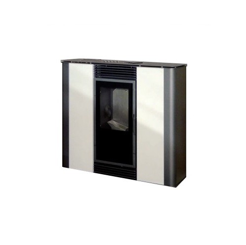 ESTUFA PELLET FOGOSUR PASILLO BLANCO 12KW