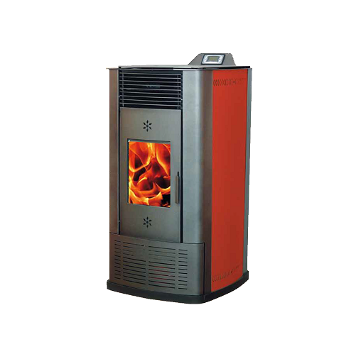 ESTUFA PELLET FOGOSUR HIDRO ROJO 24KW