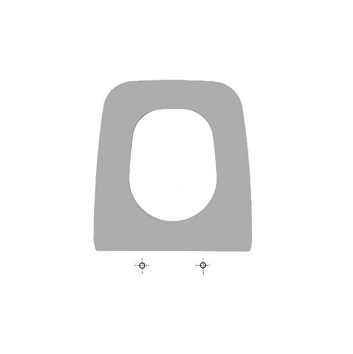 ASIENTO INODORO DUNA MADERA BLANCO