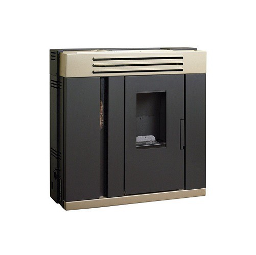 ESTUFA PELLET ALICIA PASILLO DORADO 9KW