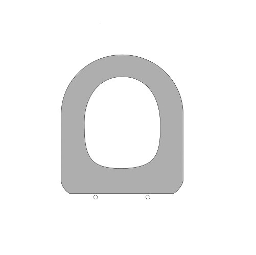 ASIENTO INODORO ISIS MADERA BLANCO