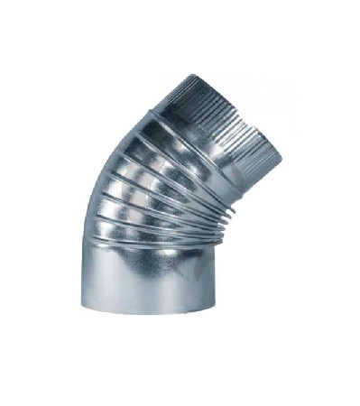 CODO ESTUFA CHAPA GALV. 120X45