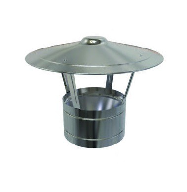 SOMBRERETE A/INOX D/PARED 080 KW