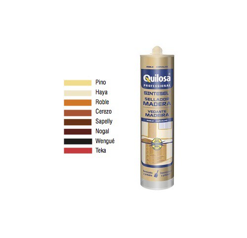 BOTE SILICONA MADERA PINO 300 ML