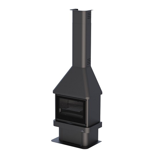 CHIMENEA LISBOA FRONTAL C/TURBINA