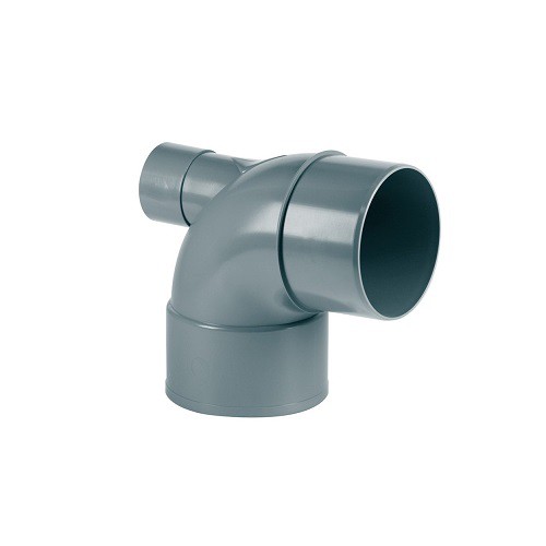 CODO PVC 1 TOMA 110X87º