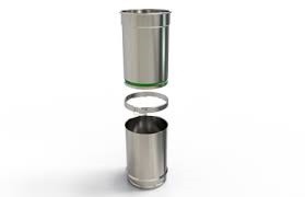 TUBO EXTENSIBLE A/INOX 200 0.25-0.40 BI