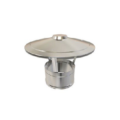 SOMBRERETE ESTUFA A/INOX 080 MM BI