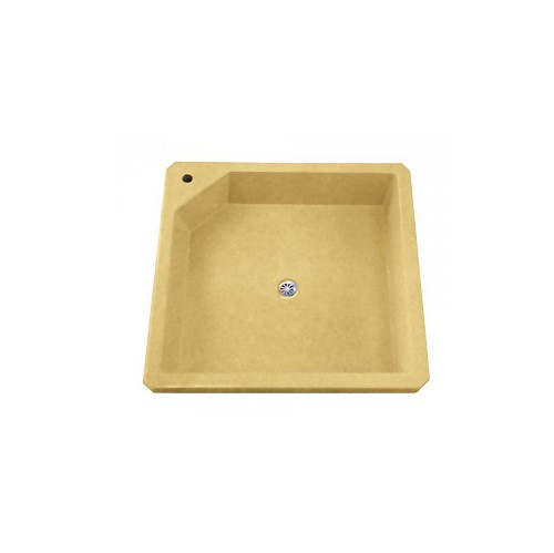 PLATO DUCHA PISCINA BEIGE 90X90