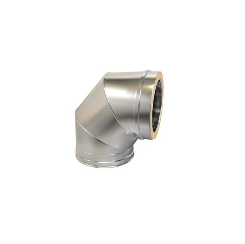 CODO A/INOX D/PARED  250X90º KW