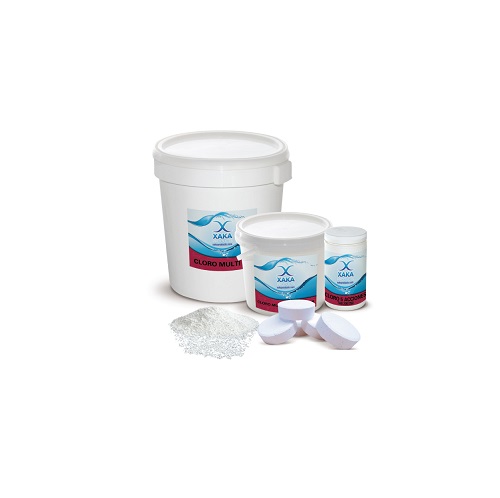 ENVASE CLORO TABLETAS 5 EFECTOS  5 KG.