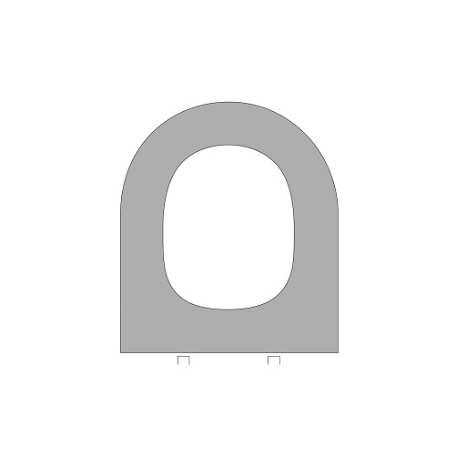 ASIENTO INODORO MARINA HORIZONTAL BLANCO