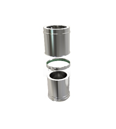 TUBO EXTENSIBLE A/INOX D/PARED 200  0.25-0.35 KW