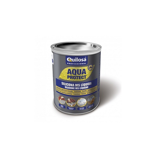 LATA SILICONA MS LIQUIDA BLANCA  1 KG.