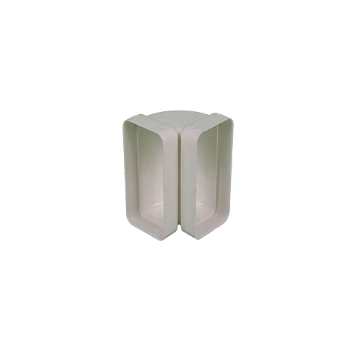 CODO RECTANGULAR VERTICAL 90º  110X55MM